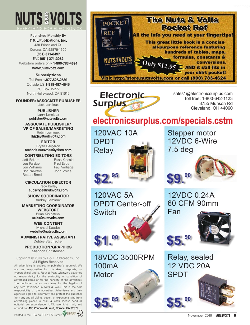 Nuts And Volts 2010-11